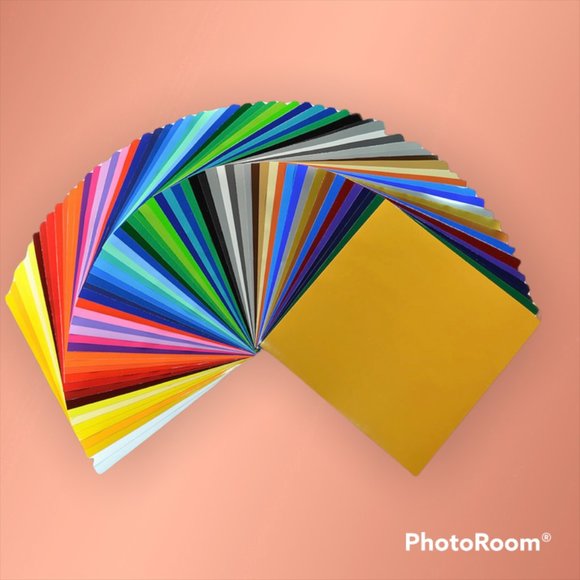 6 Sheets 12" x 12" Oracal 651 Bundle Cricut Crafting Scrapbooking Vinyl Glossy - Picture 2 of 2